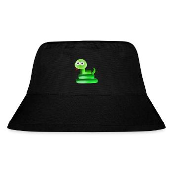Snake Reptile - Stanley/Stella Recycled Bucket Hat - black - Front
