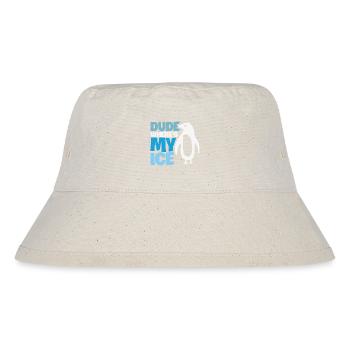 Penguin Global Warming Climate Change - Stanley/Stella Recycled Bucket Hat - natural - Front