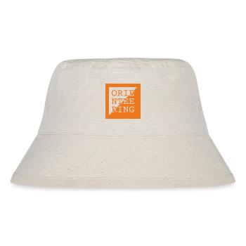 Orientierungslauf-Logo – Run & Navigate - Stanley/Stella recycelter Bucket Hat - Naturweiß - Vorne