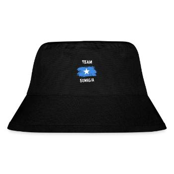 Team Somalia - Stanley/Stella recycelter Bucket Hat - Schwarz - Vorne