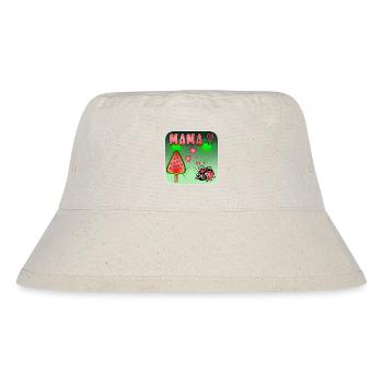 Watermelon Ice Cream - SUMMER LADYBUG - Stanley/Stella Recycled Bucket Hat - natural - Front