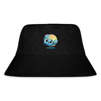 Zodiac Sign Cancer - Stanley/Stella Recycled Bucket Hat - black - Front