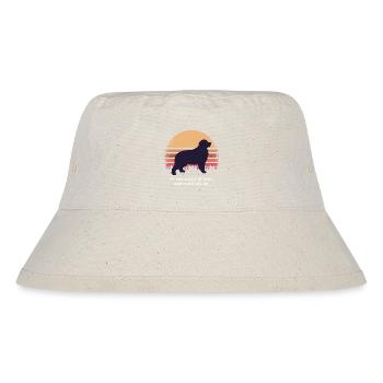 Berner Sennenhundmutter - Stanley/Stella recycelter Bucket Hat - Naturweiß - Vorne