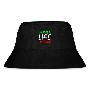Women life freedom iran - Stanley/Stella recycelter Bucket Hat - Schwarz - Vorne