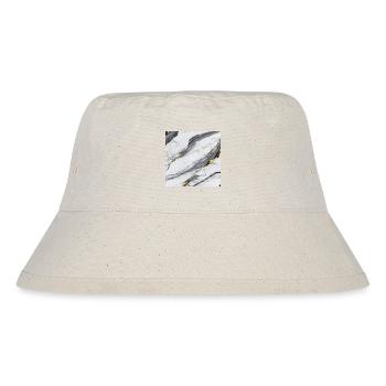 Marble White Gold Structure - Stanley/Stella Recycled Bucket Hat - natural - Front
