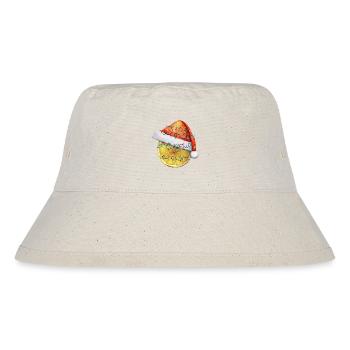 christmas Zitrone - Stanley/Stella recycelter Bucket Hat - Naturweiß - Vorne