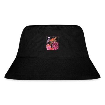 Great Barrier Reef - Stanley/Stella recycelter Bucket Hat - Schwarz - Vorne