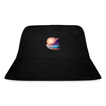 Sunrise Sea Island Holiday - Stanley/Stella Recycled Bucket Hat - black - Front