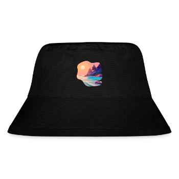 Sunrise Sea Island Holiday - Stanley/Stella Recycled Bucket Hat - black - Front