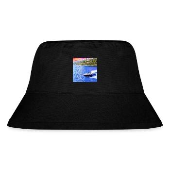 natural view - Stanley/Stella Recycled Bucket Hat - black - Front