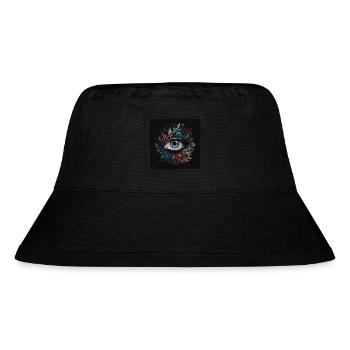 TRIPPY - Stanley/Stella recycelter Bucket Hat - Schwarz - Vorne