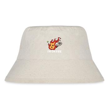 Spieler Statement Padel Sport Racket Ball Tennis - Stanley/Stella recycelter Bucket Hat - Naturweiß - Vorne