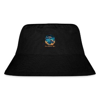 Great Barrier Reef Dolphins - Stanley/Stella Recycled Bucket Hat - black - Front