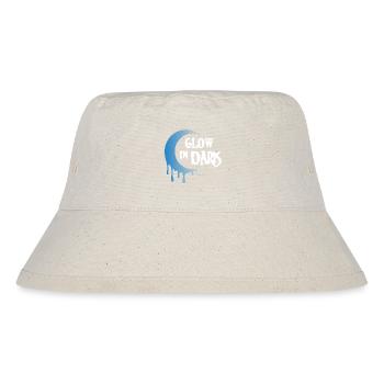 Glow in Dark - Stanley/Stella recycelter Bucket Hat - Naturweiß - Vorne