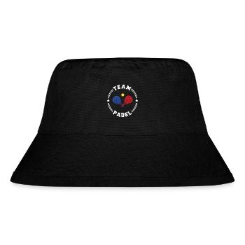TEAM PADEL College Runde w - Stanley/Stella recycelter Bucket Hat - Schwarz - Vorne