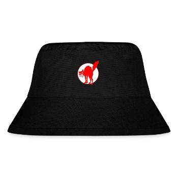 Anarchy Cat - Stanley/Stella Recycled Bucket Hat - black - Front
