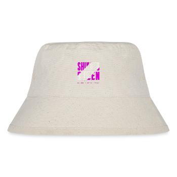 Shih Poo Königin - Stanley/Stella recycelter Bucket Hat - Naturweiß - Vorne