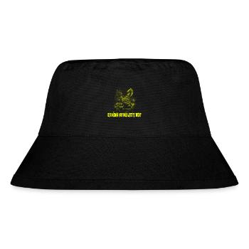 Schach Design - Stanley/Stella recycelter Bucket Hat - Schwarz - Vorne