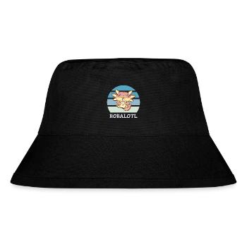 Boba Bubble Tea Axolotl Bobalotl - Stanley/Stella Recycled Bucket Hat - black - Front