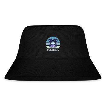 Boba Bubble Tea Axolotl Bobalotl - Stanley/Stella Recycled Bucket Hat - black - Front
