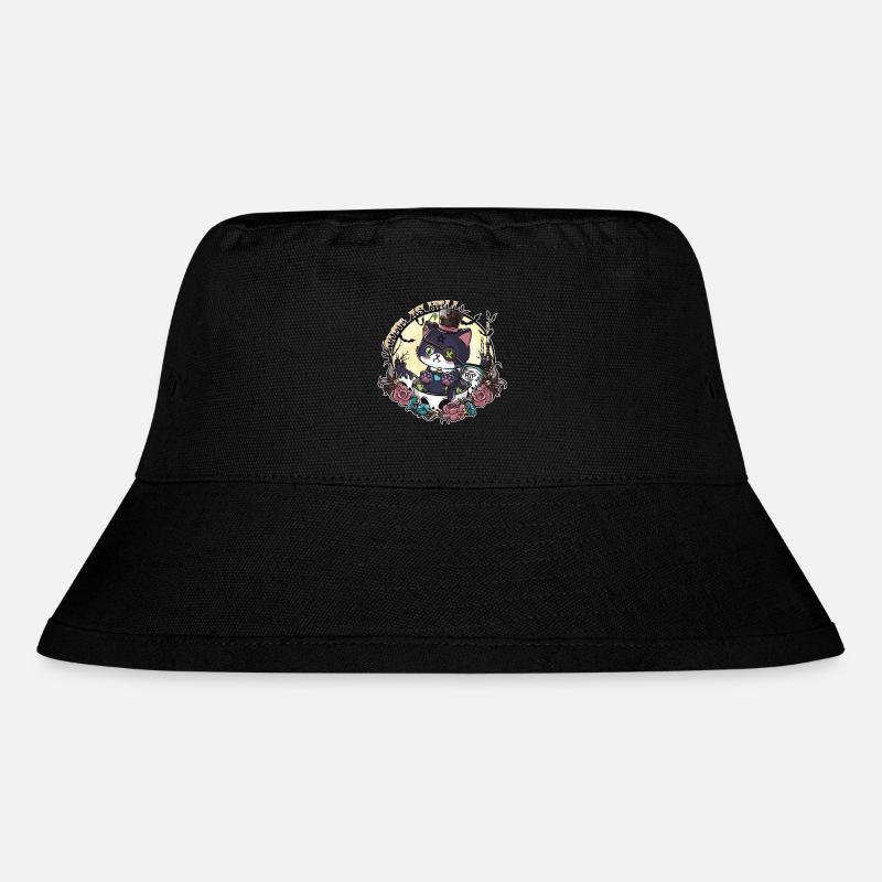 Das Erwachen von Catleman Jack - Stanley/Stella recycelter Bucket Hat - Schwarz