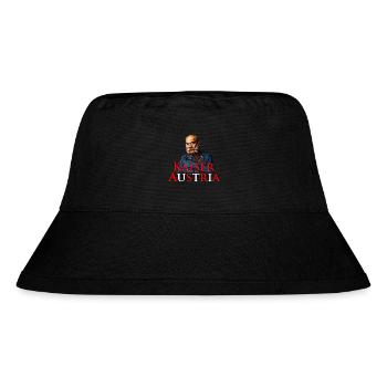 Kaiser Austria – Historisches Österreich Motiv - Stanley/Stella recycelter Bucket Hat - Schwarz - Vorne