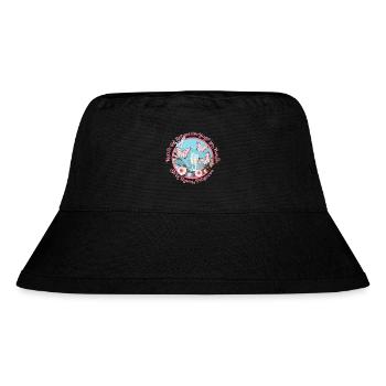 Prosecco butterflies in the stomach statement - Stanley/Stella Recycled Bucket Hat - black - Front