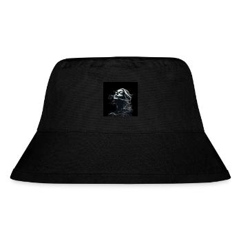 b/wfemme Fatal - Stanley/Stella recycelter Bucket Hat - Schwarz - Vorne