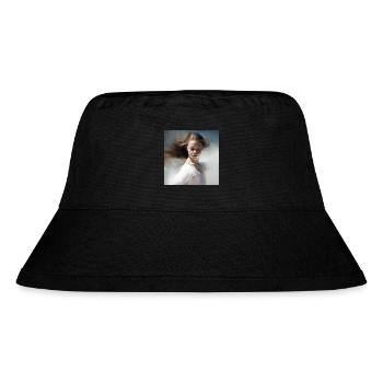 Frauenmalerei 01 - Stanley/Stella recycelter Bucket Hat - Schwarz - Vorne