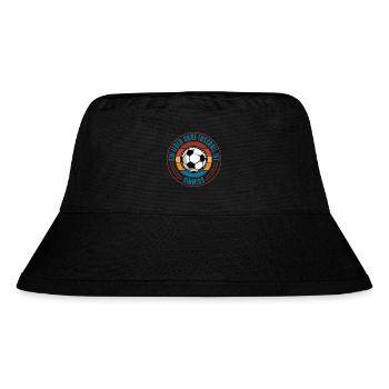 Fussball - Stanley/Stella recycelter Bucket Hat - Schwarz - Vorne