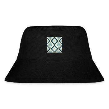 Andalusian Tiles 13 - Stanley/Stella Recycled Bucket Hat - black - Front