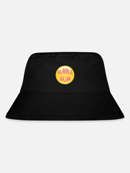 BUBBLE GUM - Stanley/Stella recycelter Bucket Hat - Schwarz