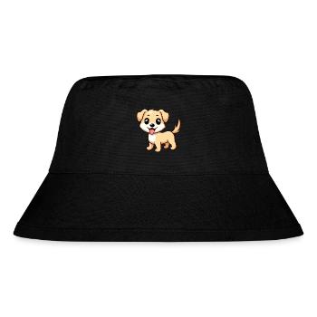 HUND VIERBEINER RÜDE HÜNDIN PFOTE LIEBE TIERFREUND - Stanley/Stella recycelter Bucket Hat - Schwarz - Vorne