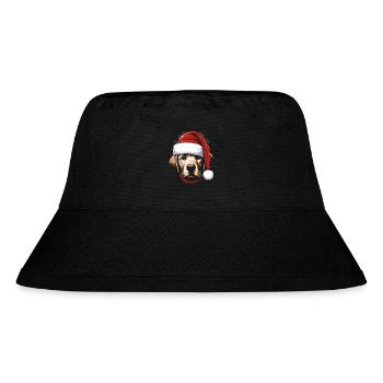 DOG MERRY CHRISTMAS FAMILY PET LOVE HEART - Stanley/Stella Recycled Bucket Hat - black - Front
