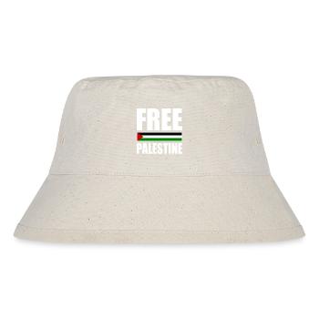 Free palestine - Bob recyclé Stanley/Stella - blanc naturel - Devant
