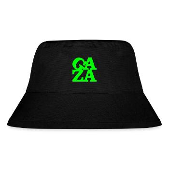 Gaza - Stanley/Stella recycelter Bucket Hat - Schwarz - Vorne
