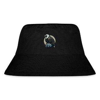 AIGLE, OISEAU DE PROIE, FAUCON, CHASSEUR, VOL, MAJESTÉ, PLUME - Bob recyclé Stanley/Stella - noir - Devant