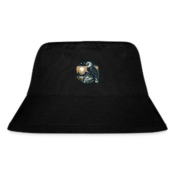 AIGLE, OISEAU DE PROIE, FAUCON, CHASSEUR, VOL, MAJESTÉ, PLUME - Bob recyclé Stanley/Stella - noir - Devant