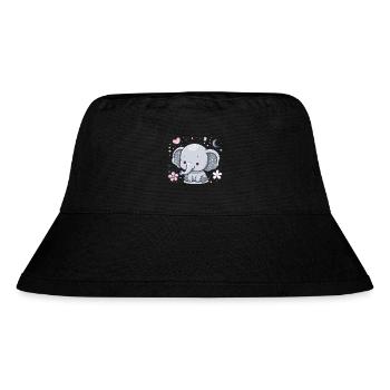 ÉLÉPHANT ANIMAL BÉBÉ MIGNON ENFANT ENFANT IDÉE CADEAU - Bob recyclé Stanley/Stella - noir - Devant