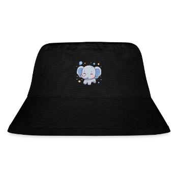 ÉLÉPHANT ANIMAL BÉBÉ MIGNON BAMBIN ENFANT IDÉE CADEAU - Bob recyclé Stanley/Stella - noir - Devant