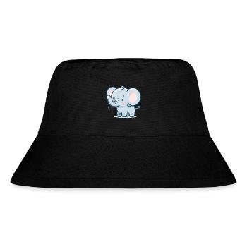 ÉLÉPHANT ANIMAL BÉBÉ MIGNON ENFANT ENFANT IDÉE CADEAU - Bob recyclé Stanley/Stella - noir - Devant