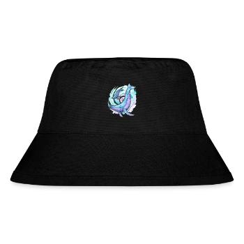 Humpback whale with calf - Stanley/Stella Recycled Bucket Hat - black - Front