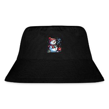 BONHOMME DE NEIGE BOISSON FROIDE CHALEUR CAFÉ THÉ HIVER - Bob recyclé Stanley/Stella - noir - Devant