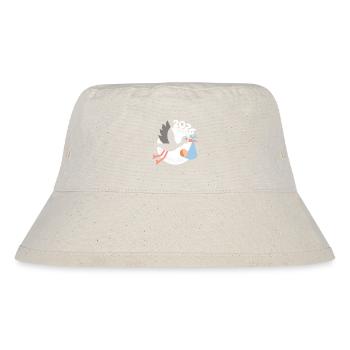 Stork with baby 2026 - Stanley/Stella Recycled Bucket Hat - natural - Front