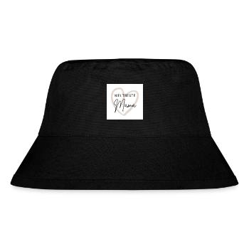 Weltbeste Mama - Stanley/Stella recycelter Bucket Hat - Schwarz - Vorne