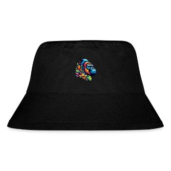 GUARDING GORILLA JUNGLE PLANT AFRICA FRUITS - Stanley/Stella Recycled Bucket Hat - black - Front