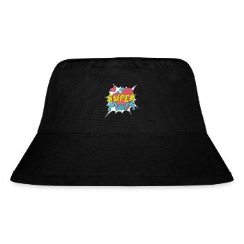Muttertag supermom Super Mom beste Mutter Comic - Stanley/Stella recycelter Bucket Hat - Schwarz - Vorne