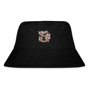 5 Jahre Fee Elfe Geburtstag Geschenk - Stanley/Stella recycelter Bucket Hat - Schwarz - Vorne