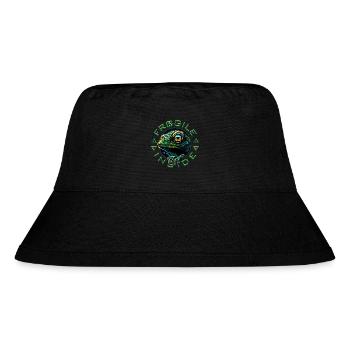 Frogile Inside - Stanley/Stella recycelter Bucket Hat - Schwarz - Vorne