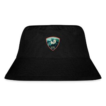 Illustration Eltz Castle, Moselle, Germany - Stanley/Stella Recycled Bucket Hat - black - Front